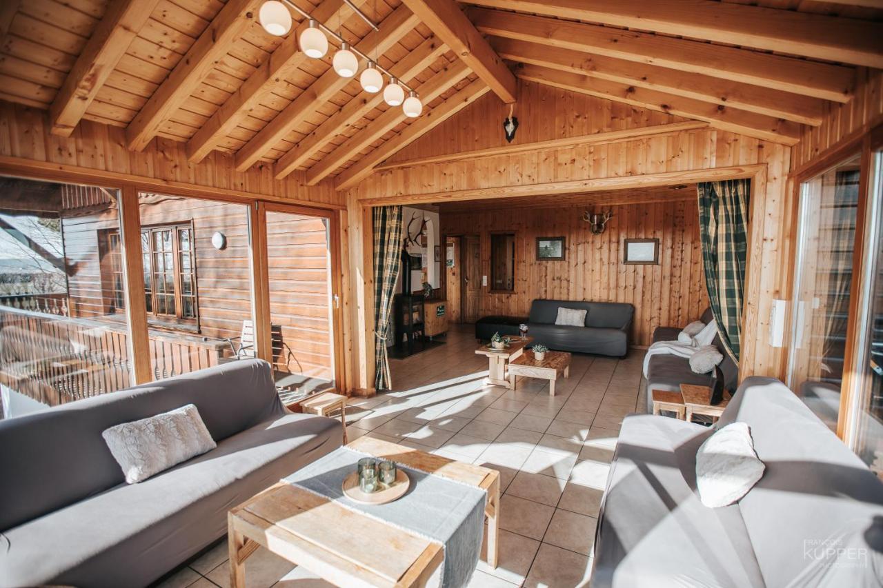 Le Gagnage 31 Pers- Malmedy, Rustique, Vue, Wellness别墅 外观 照片